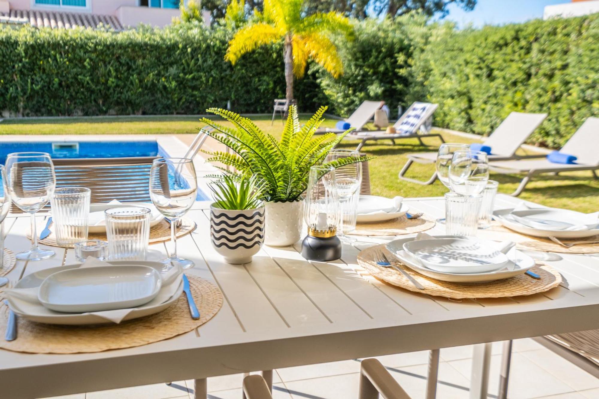 Villas Novochoro - Large Garden- Heatable Pool By DreamvillasΑλμπουφέιρα Εξωτερικό φωτογραφία