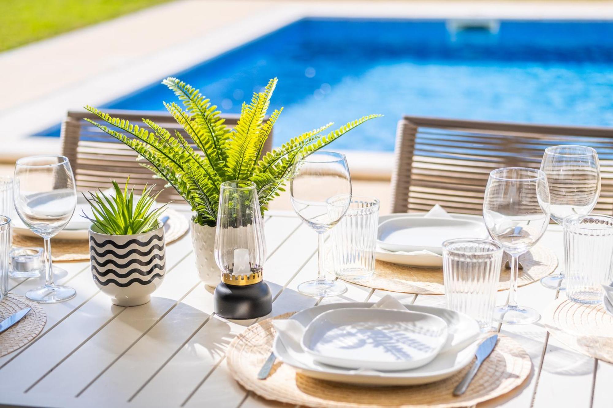 Villas Novochoro - Large Garden- Heatable Pool By DreamvillasΑλμπουφέιρα Εξωτερικό φωτογραφία