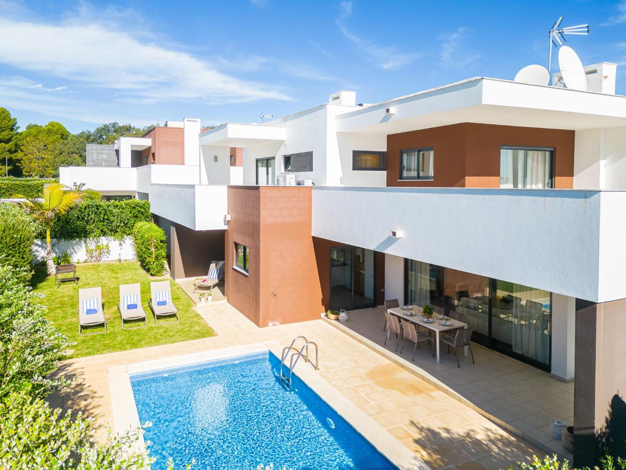 Villas Novochoro - Large Garden- Heatable Pool By DreamvillasΑλμπουφέιρα Εξωτερικό φωτογραφία