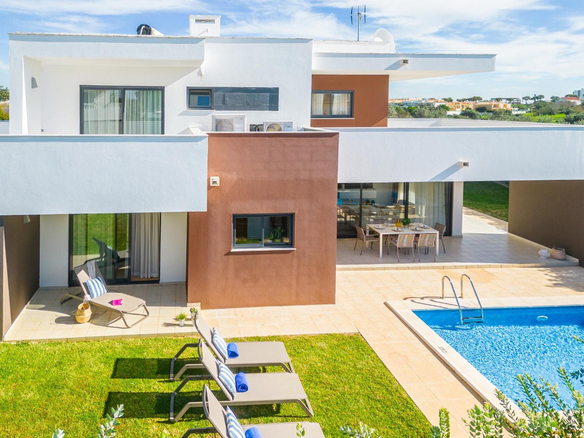 Villas Novochoro - Large Garden- Heatable Pool By DreamvillasΑλμπουφέιρα Εξωτερικό φωτογραφία